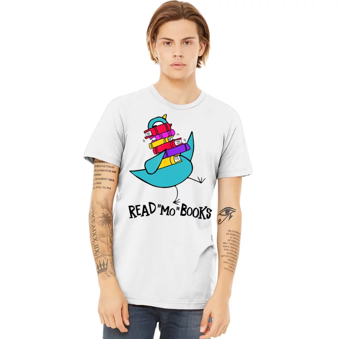 Cute Bird Read More Book Reading Day Reading Lover Book Lover Read Across Americ Premium T-Shirt