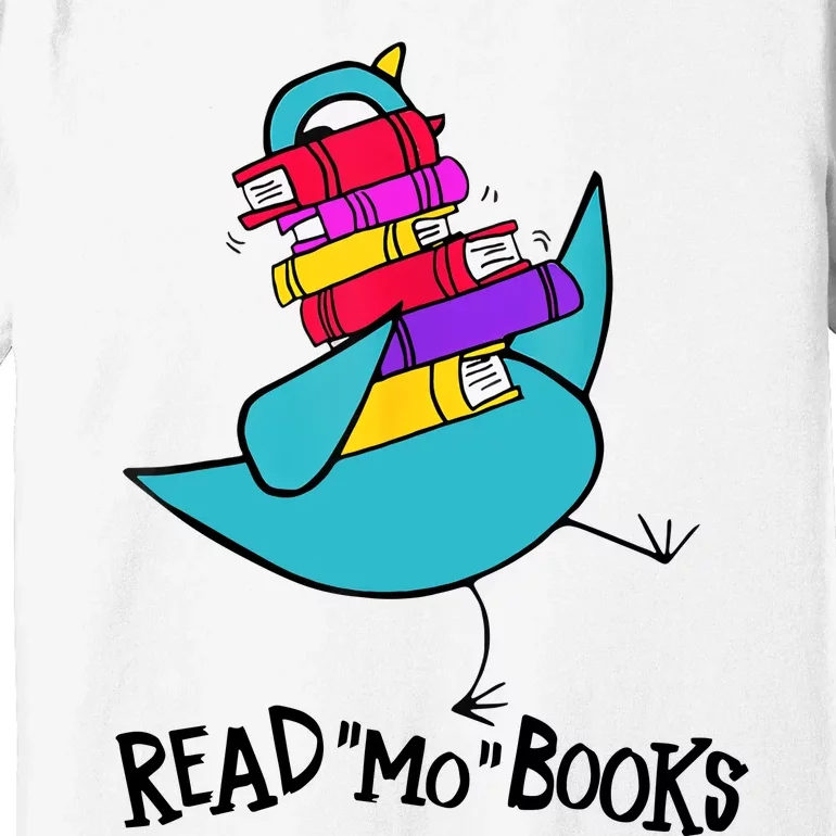 Cute Bird Read More Book Reading Day Reading Lover Book Lover Read Across Americ Premium T-Shirt