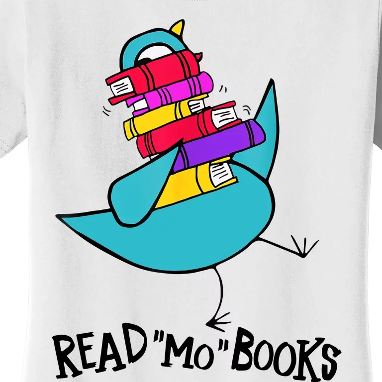 Cute Bird Read More Book Reading Day Reading Lover Book Lover Read Across Americ Women's T-Shirt