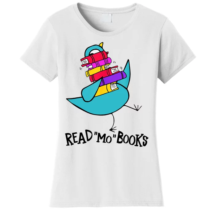 Cute Bird Read More Book Reading Day Reading Lover Book Lover Read Across Americ Women's T-Shirt