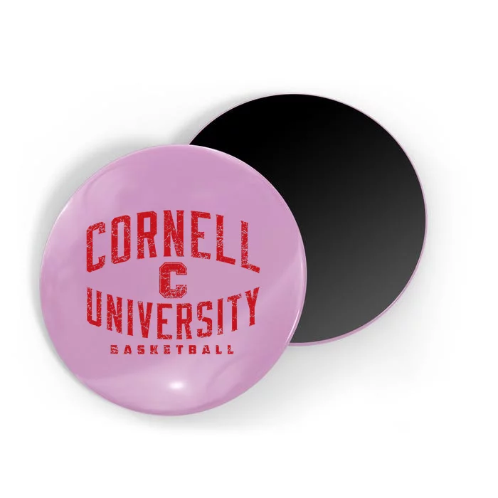 Cornell Big Red Basketball Vintage Arch Neutral Magnet