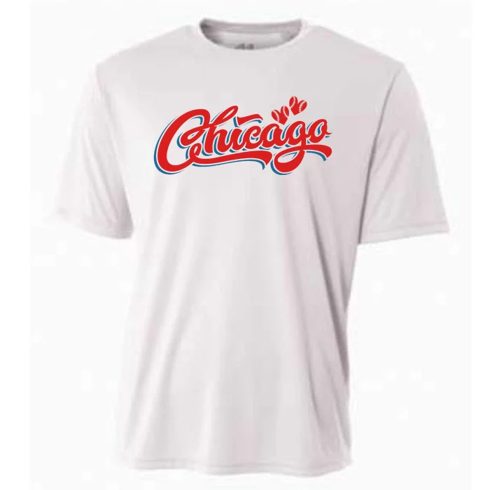 Chicago Baseball Retro Sport Lover Cooling Performance Crew T-Shirt