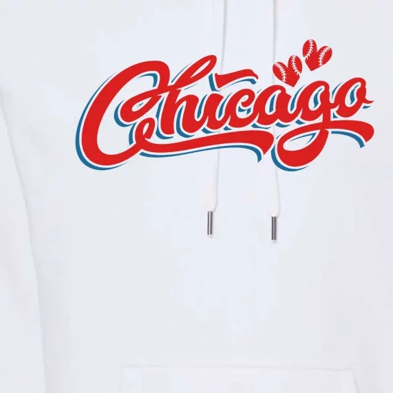 Chicago Baseball Retro Sport Lover Premium Hoodie