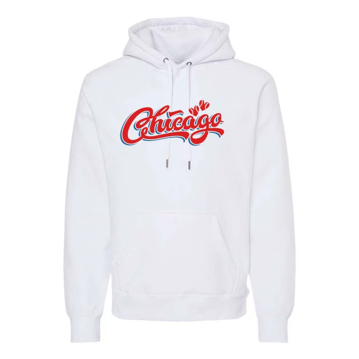 Chicago Baseball Retro Sport Lover Premium Hoodie