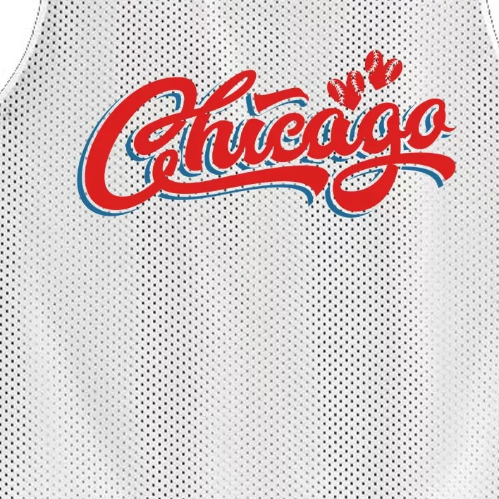 Chicago Baseball Retro Sport Lover Mesh Reversible Basketball Jersey Tank