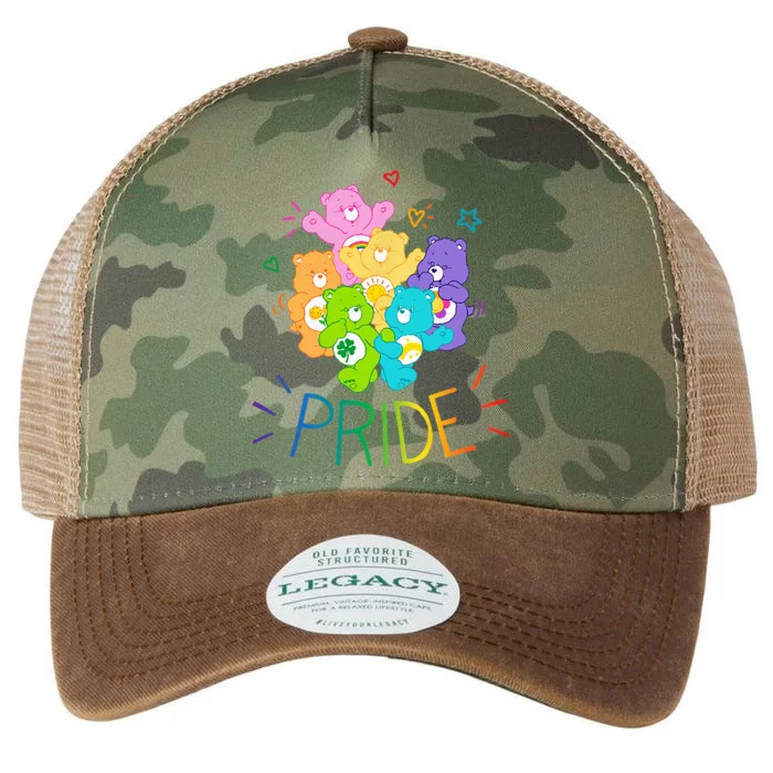 Care Bears Rainbow Pride and Doodles Legacy Tie Dye Trucker Hat