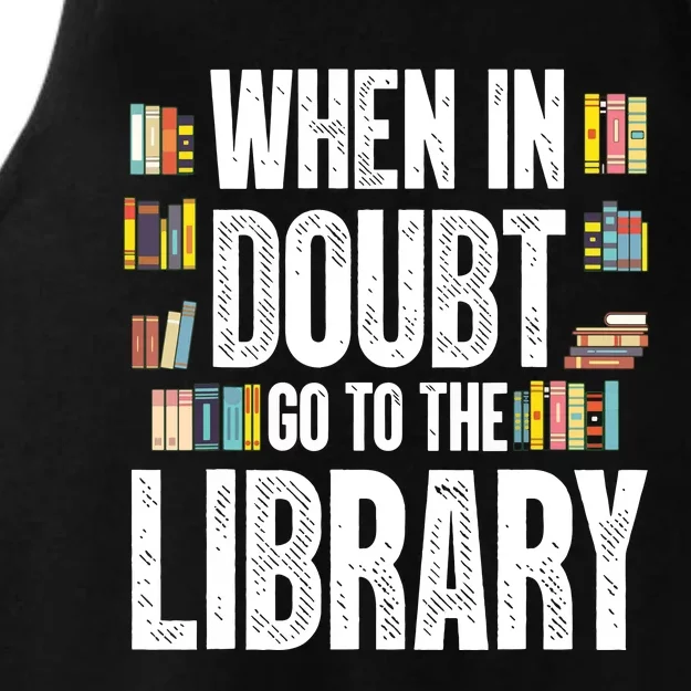 Cool Book Reader Men Women Library Themed Bookworm Librarian Ladies Tri-Blend Wicking Tank