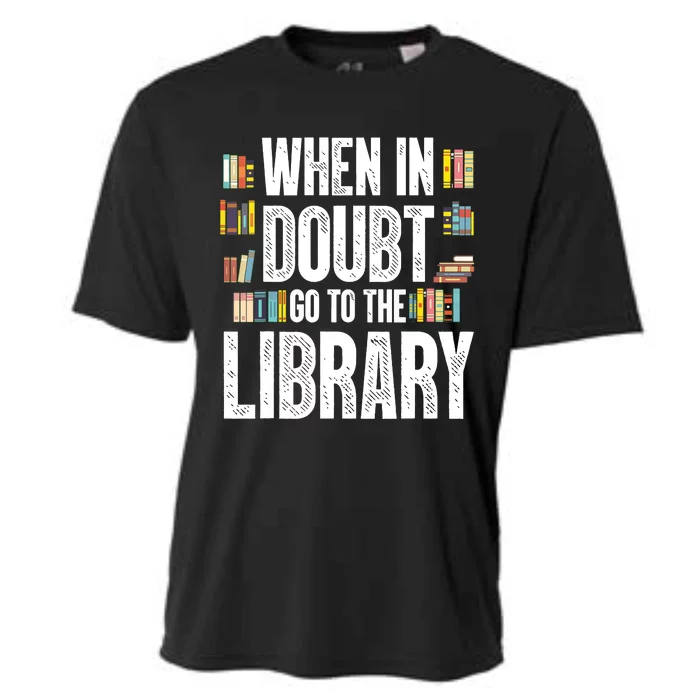 Cool Book Reader Men Women Library Themed Bookworm Librarian Cooling Performance Crew T-Shirt