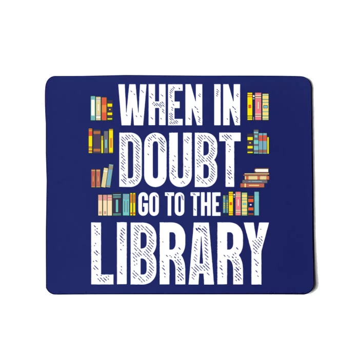 Cool Book Reader Men Women Library Themed Bookworm Librarian Mousepad