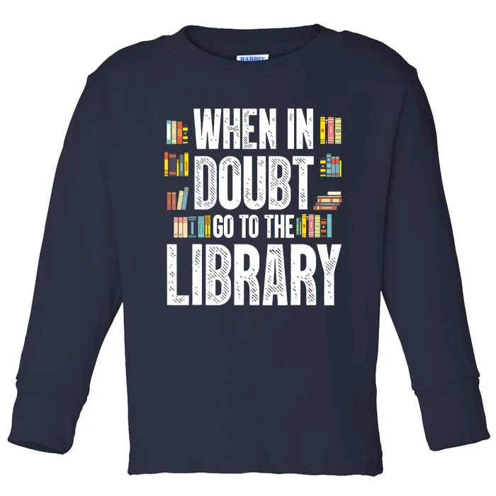 Cool Book Reader Men Women Library Themed Bookworm Librarian Toddler Long Sleeve Shirt