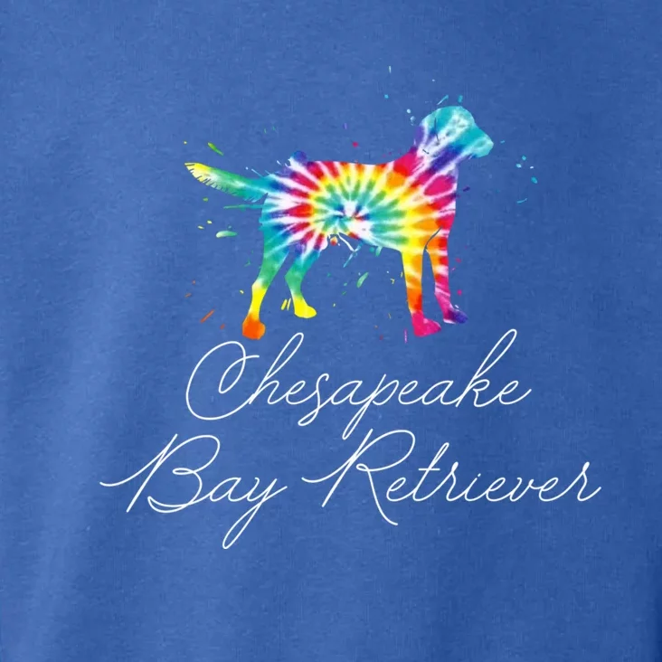 Chesapeake Bay Retriever Tie Dye Rainbow Dog Mom Lover Great Gift Toddler Hoodie