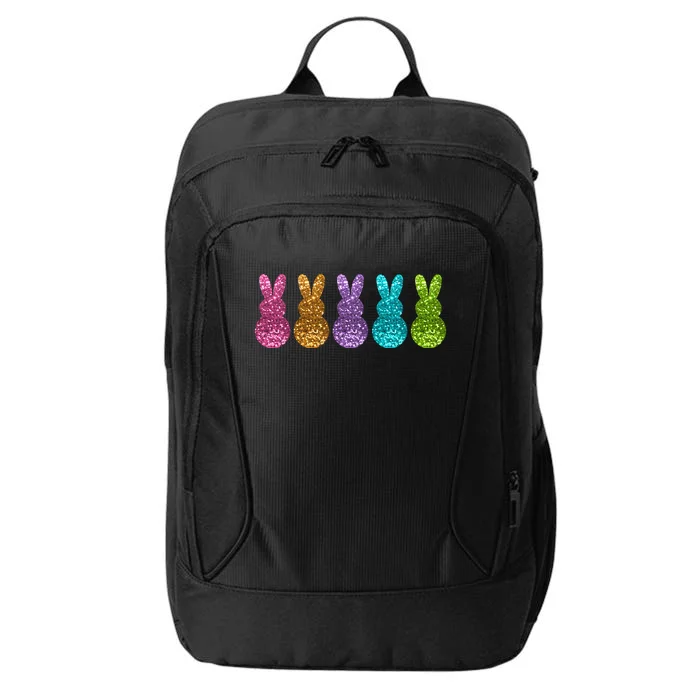 Cute Bunny Rabbits Easter Colorful City Backpack