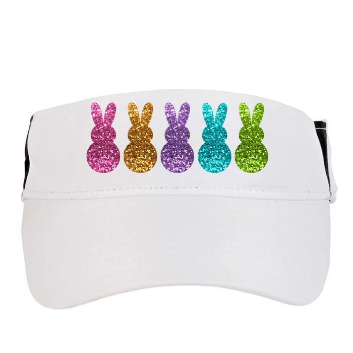 Cute Bunny Rabbits Easter Colorful Adult Drive Performance Visor