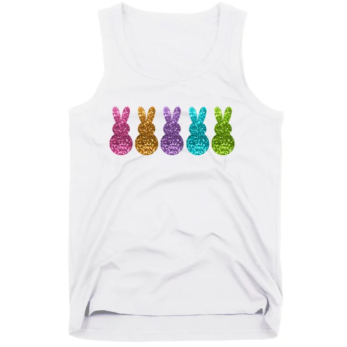 Cute Bunny Rabbits Easter Colorful Tank Top