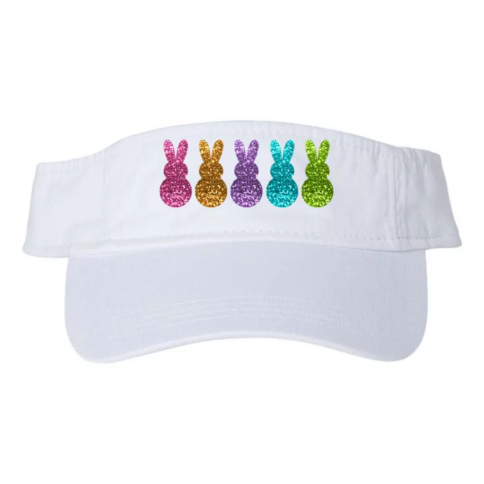 Cute Bunny Rabbits Easter Colorful Valucap Bio-Washed Visor