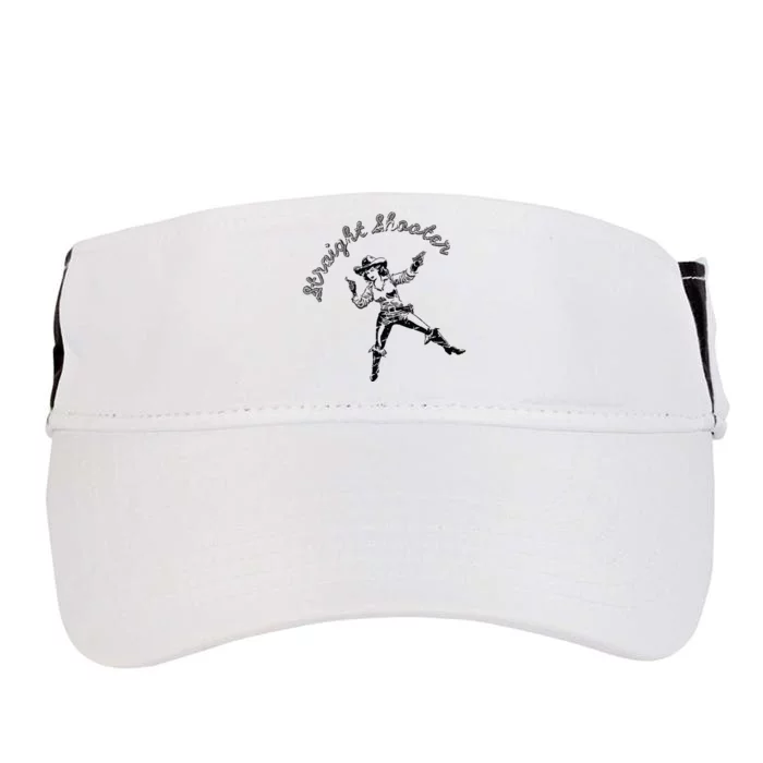 Cute Baby Retro Cowgirl Adult Drive Performance Visor