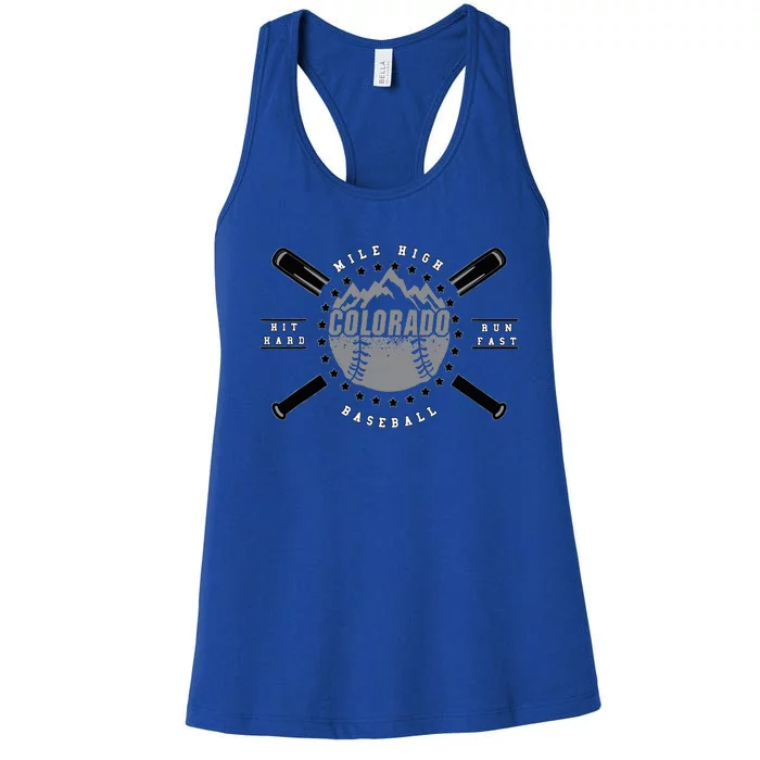 Colorado Baseball Rocky Mountains Women's Racerback Tank