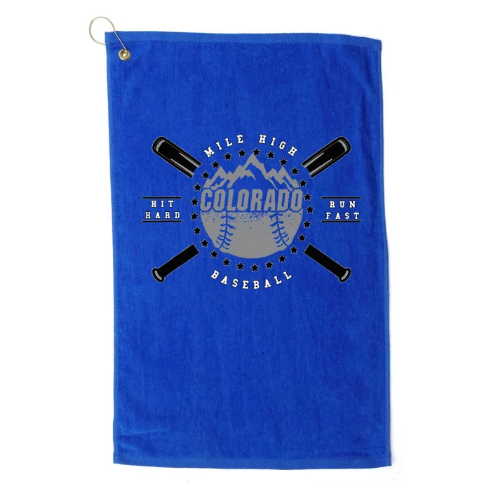 Colorado Baseball Rocky Mountains Platinum Collection Golf Towel