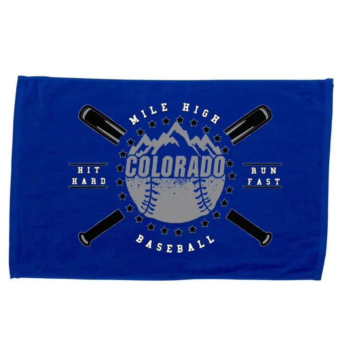 Colorado Baseball Rocky Mountains Microfiber Hand Towel