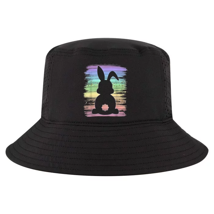 Cute Bunny Rabbit Pastel Happy Easter Day Womens Gifts Cool Comfort Performance Bucket Hat