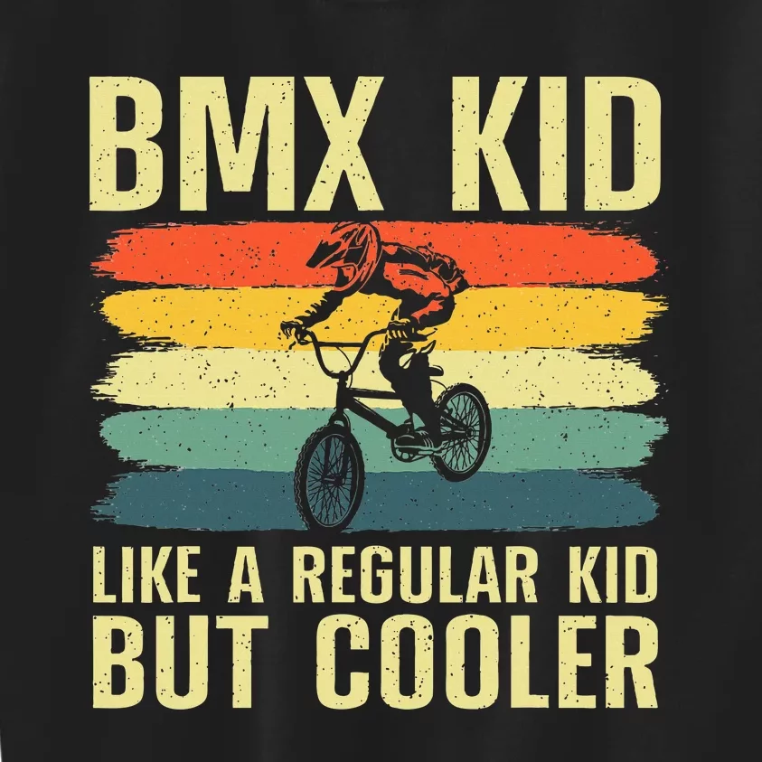 Cool Bmx Racing Off Road Bike Riders Kids Sweatshirt