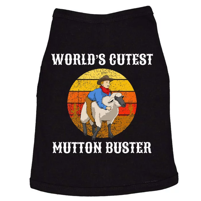 Cutest Buster Rodeo Mutton Busting Doggie Tank