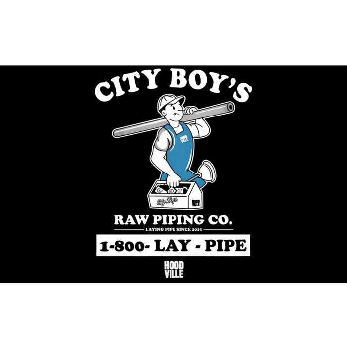 City Boy’s Raw Piping Co 1800 Lay Pipe Bumper Sticker