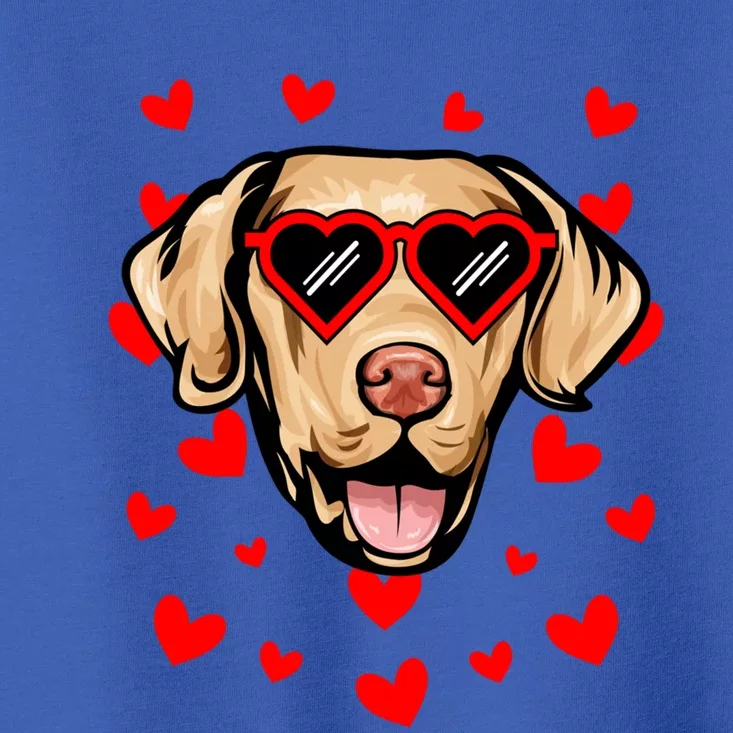 Chesapeake Bay Retriever Valentines Day Love Heart Glasses Gift Toddler T-Shirt