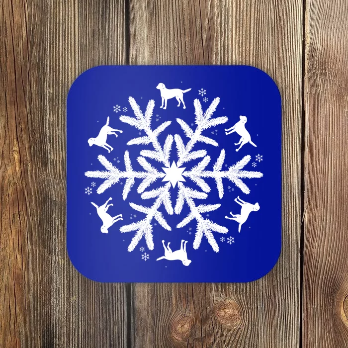 Chesapeake Bay Retriever Gift Christmas Snowflake Gift Coaster