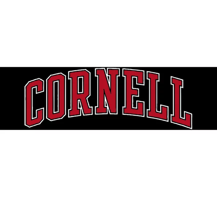 Cornell Big Red Apparel Neutral Game Day Arch Bumper Sticker