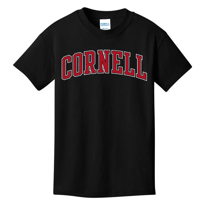 Cornell Big Red Apparel Neutral Game Day Arch Kids T-Shirt