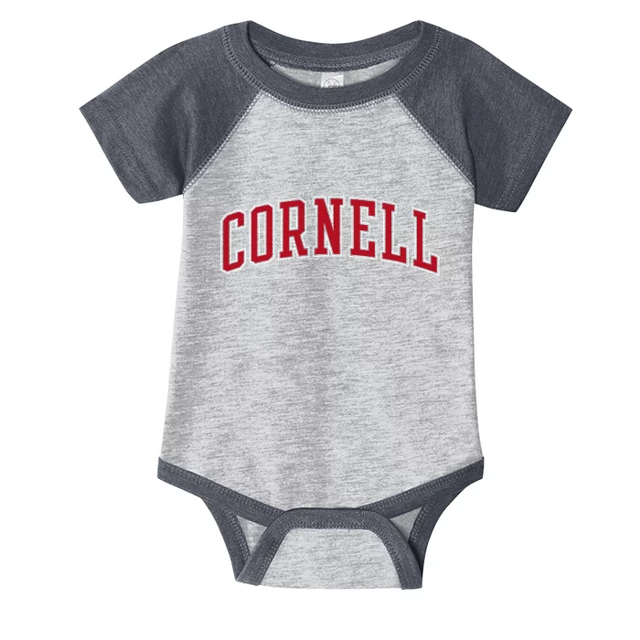 Cornell Big Red Apparel Neutral Game Day Arch Infant Baby Jersey Bodysuit