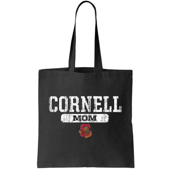 Cornell Big Red Mom Block Pill Icon Tote Bag