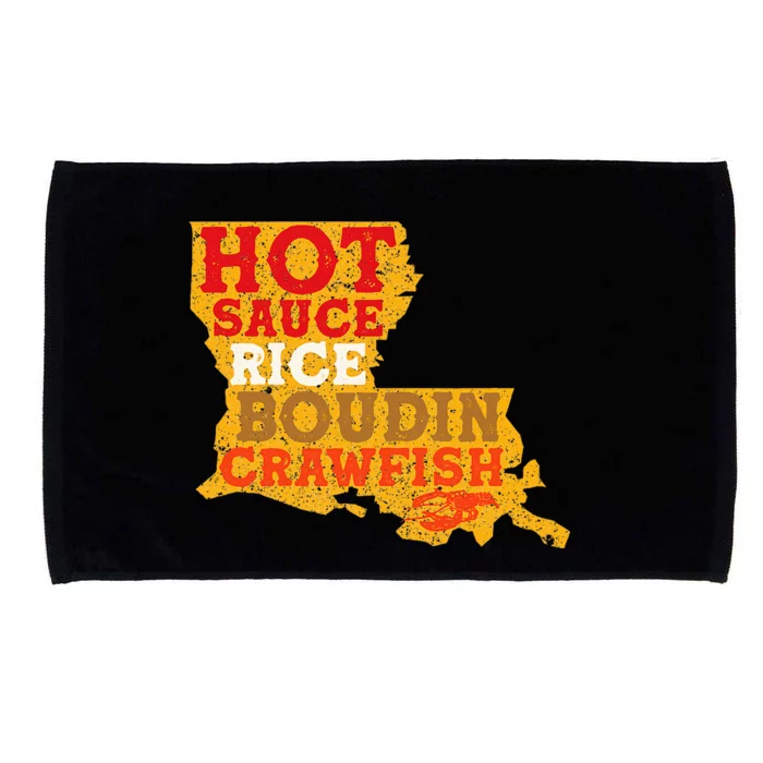 Crawfish Boil Retro Louisiana Usa Cajun Seafood Festival Microfiber Hand Towel