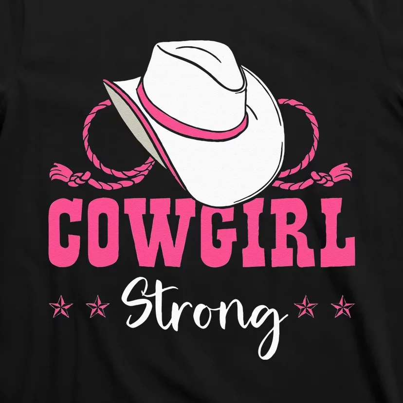 Cowgirl Barrel Racing Roping Horseback Riding Rodeo T-Shirt