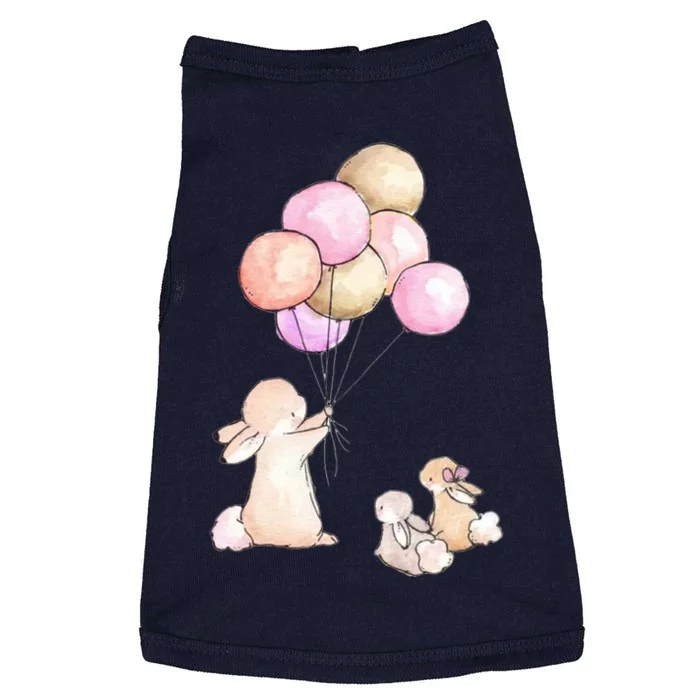 Cute Bunny Rabbit Balloon Doggie Tank