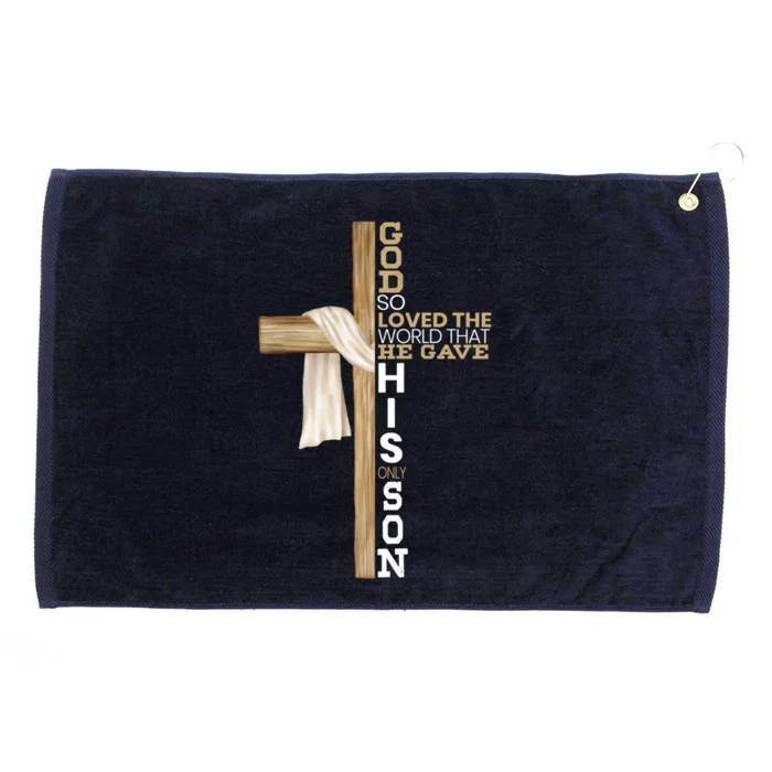 Christian Believer Religious Pastor Bible Scripture Gift Grommeted Golf Towel