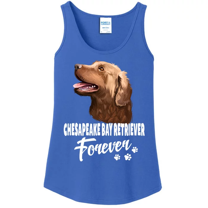 Chesapeake Bay Retriever Forever Cute Dog Lover Gift Great Gift Ladies Essential Tank