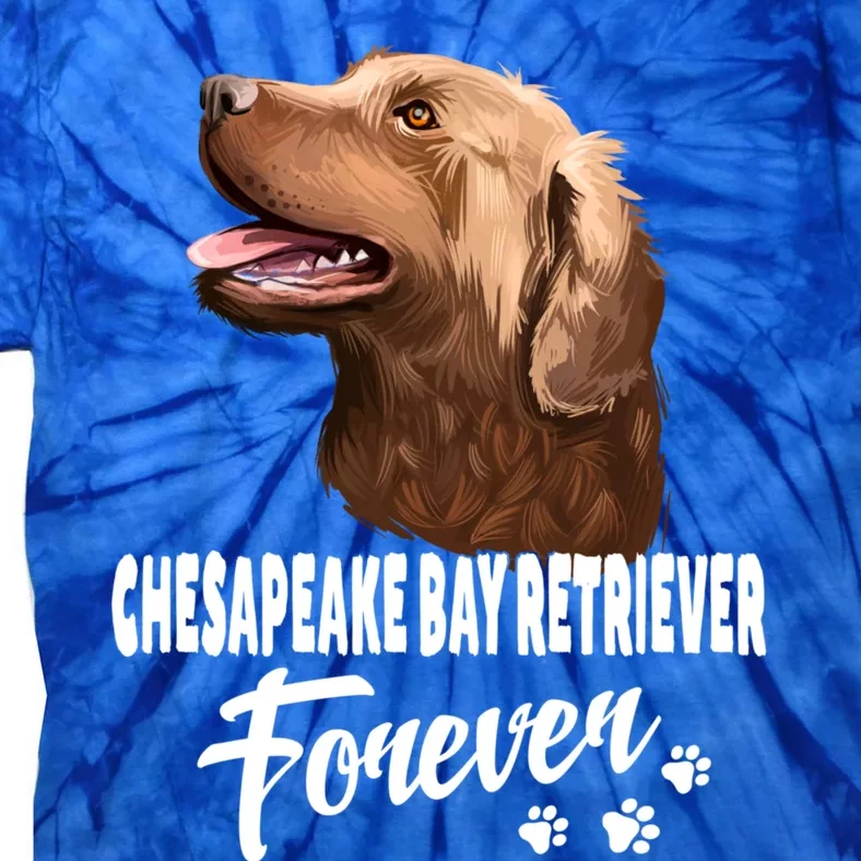 Chesapeake Bay Retriever Forever Cute Dog Lover Gift Great Gift Tie-Dye T-Shirt