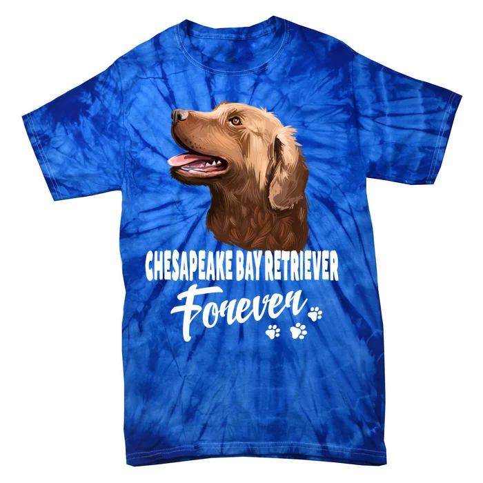 Chesapeake Bay Retriever Forever Cute Dog Lover Gift Great Gift Tie-Dye T-Shirt