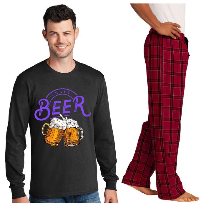 Craft Beer Summer Long Sleeve Pajama Set