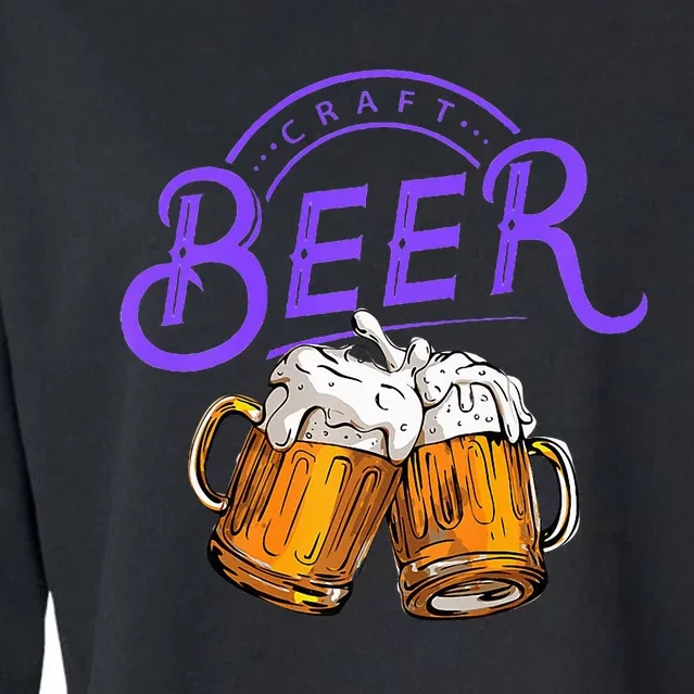 Craft Beer Summer Cropped Pullover Crew