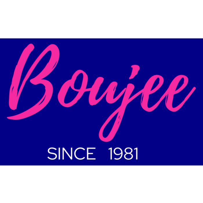 Classy Boujee Since 1981 Gift Bumper Sticker