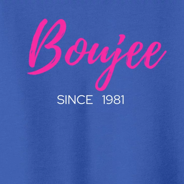 Classy Boujee Since 1981 Gift Toddler T-Shirt