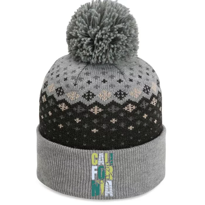 California Beach Summer Vibes The Baniff Cuffed Pom Beanie