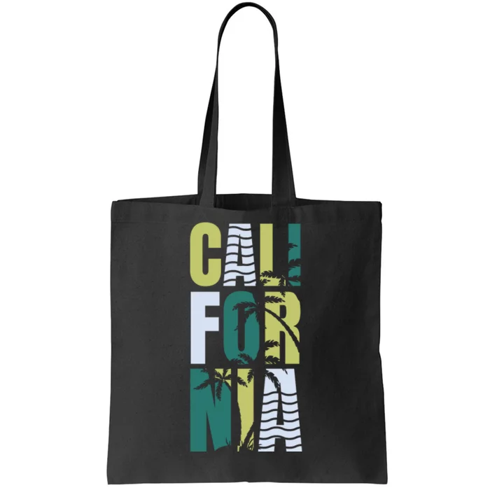 California Beach Summer Vibes Tote Bag