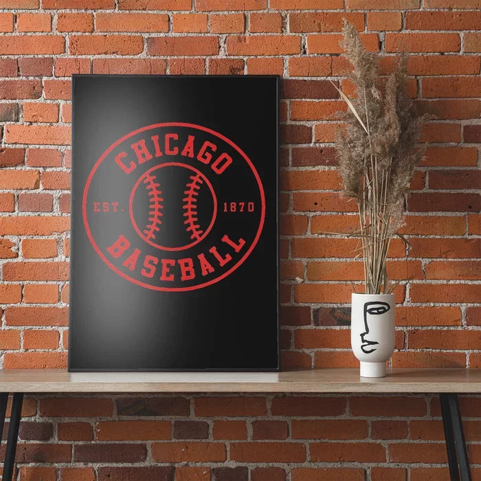 Chicago Baseball Seventh Inning Stretch Gameday Fan Gear Poster