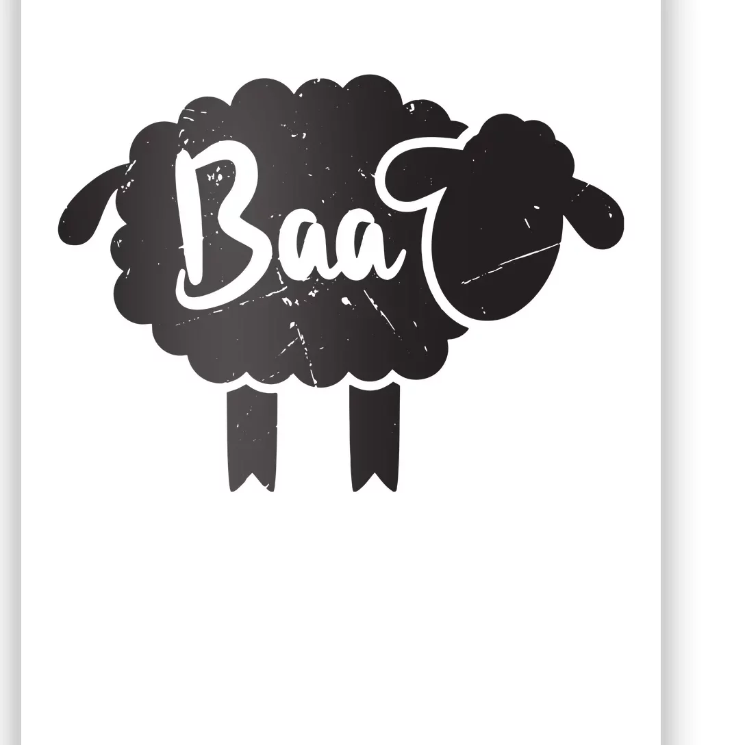 Cute Baa Sheepp Sound Black Sheepp Toy Lovers Gift Poster