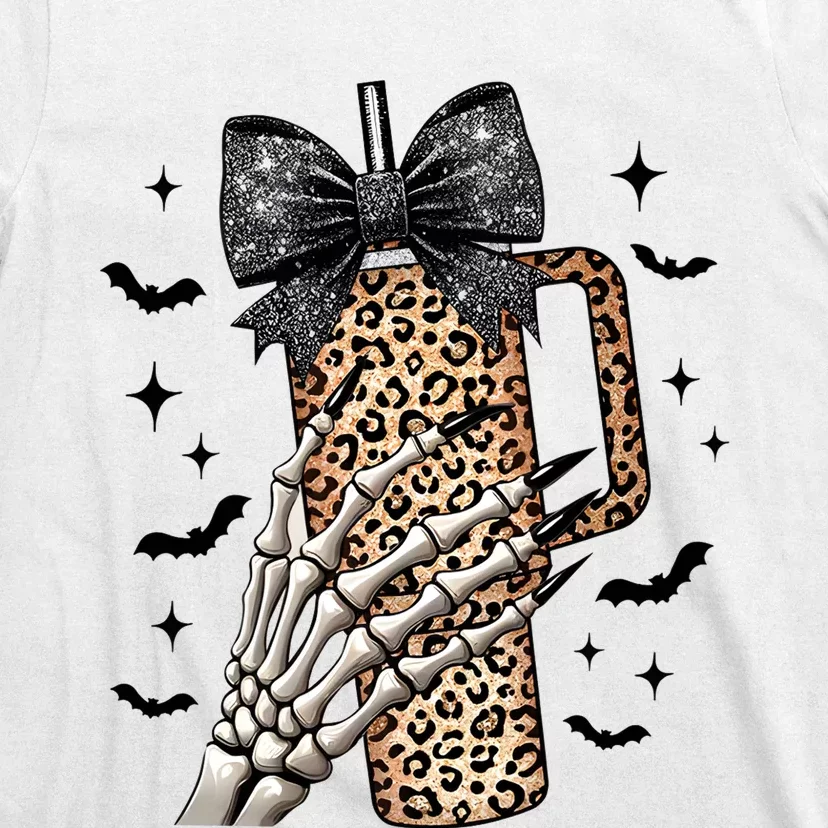 Coquette Bow Skeleton Bougie T-Shirt