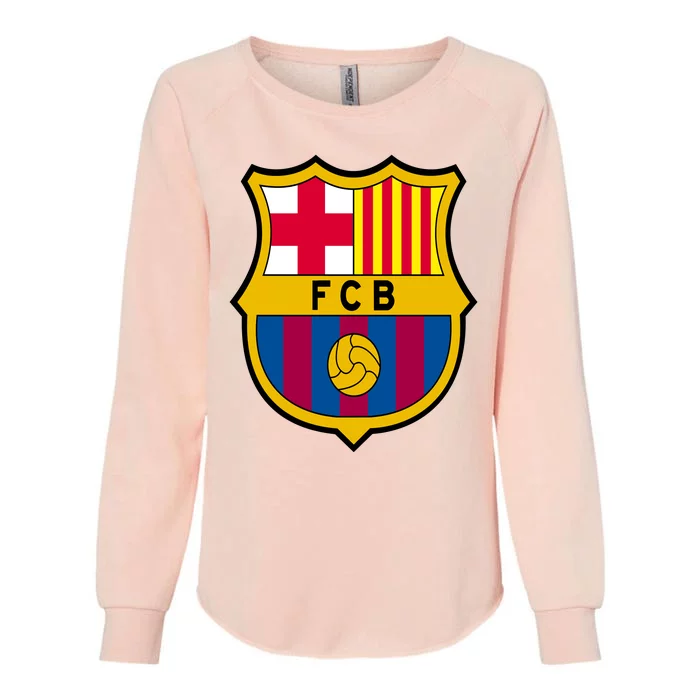 Cool Barcelona Soccer Jersey Womens California Wash Sweatshirt